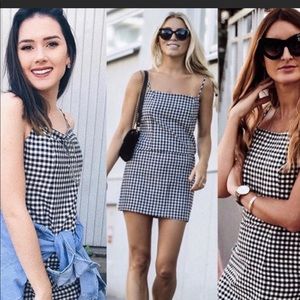 Black and White brandy Melville dress